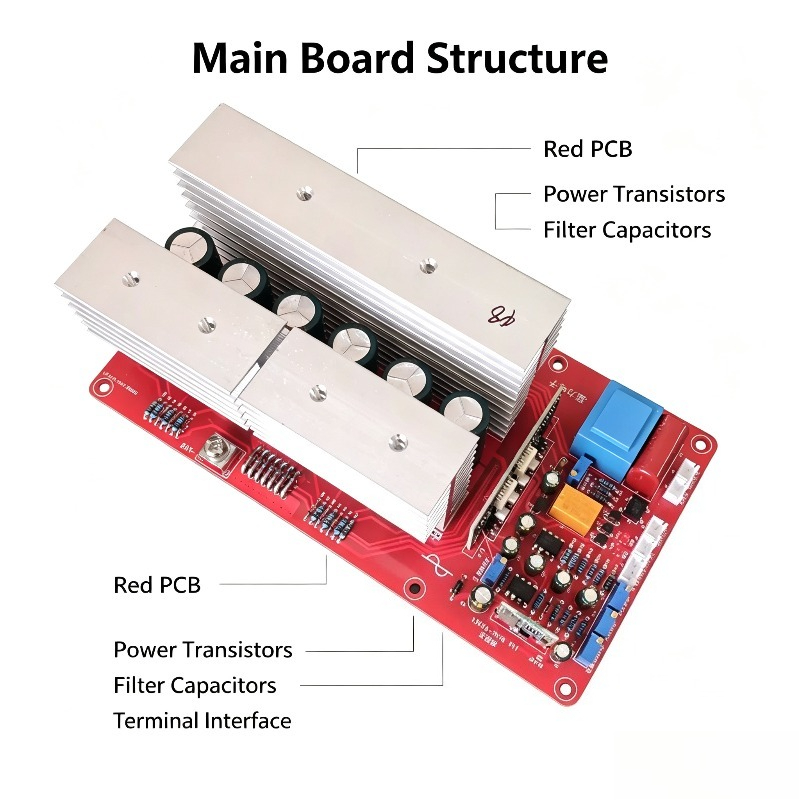 12 Tube Pure Sine Wave Inverte - огляд і ціна Pure Sine Wave Inverter Board 24V 48V