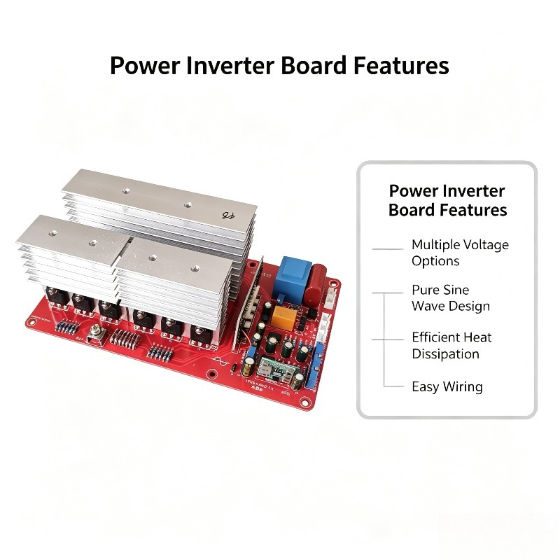 12 Tube Pure Sine Wave Inverte - огляд і ціна Pure Sine Wave Inverter Board 24V 48V