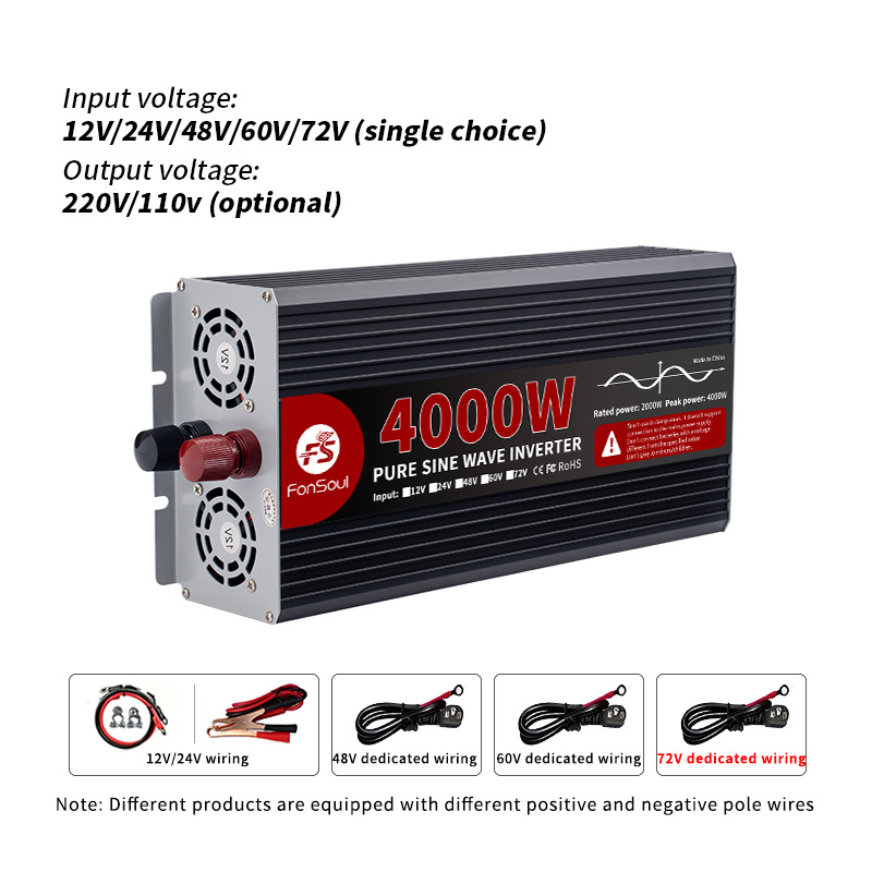 Real Power Pure Sine Wave Inve - огляд і ціна Pure Sine Wave Inverter 5000W 48V 220V