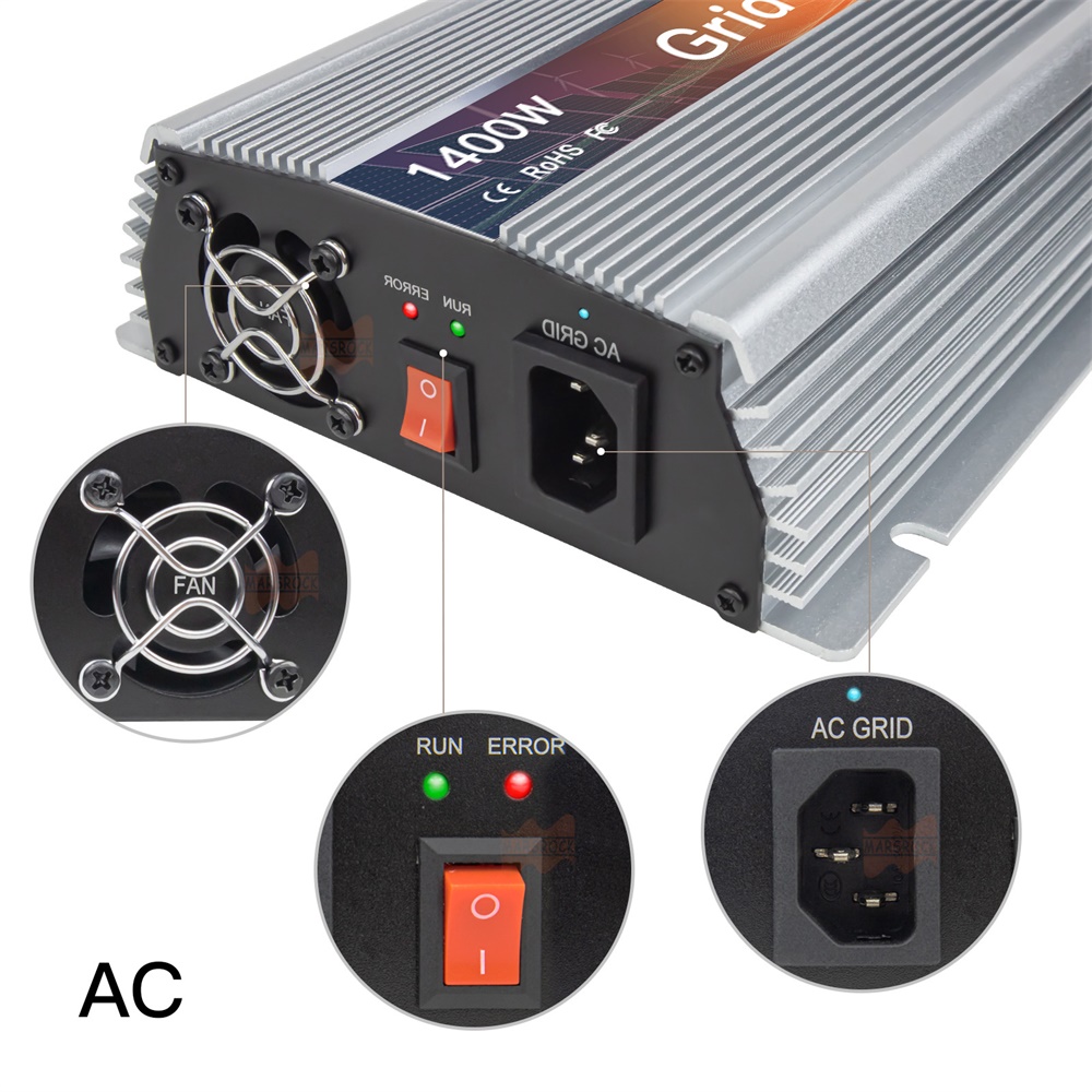 1400W Solar MPPT Micro Inverte - огляд і ціна Micro Inverter 1400W Solar Grid Tie