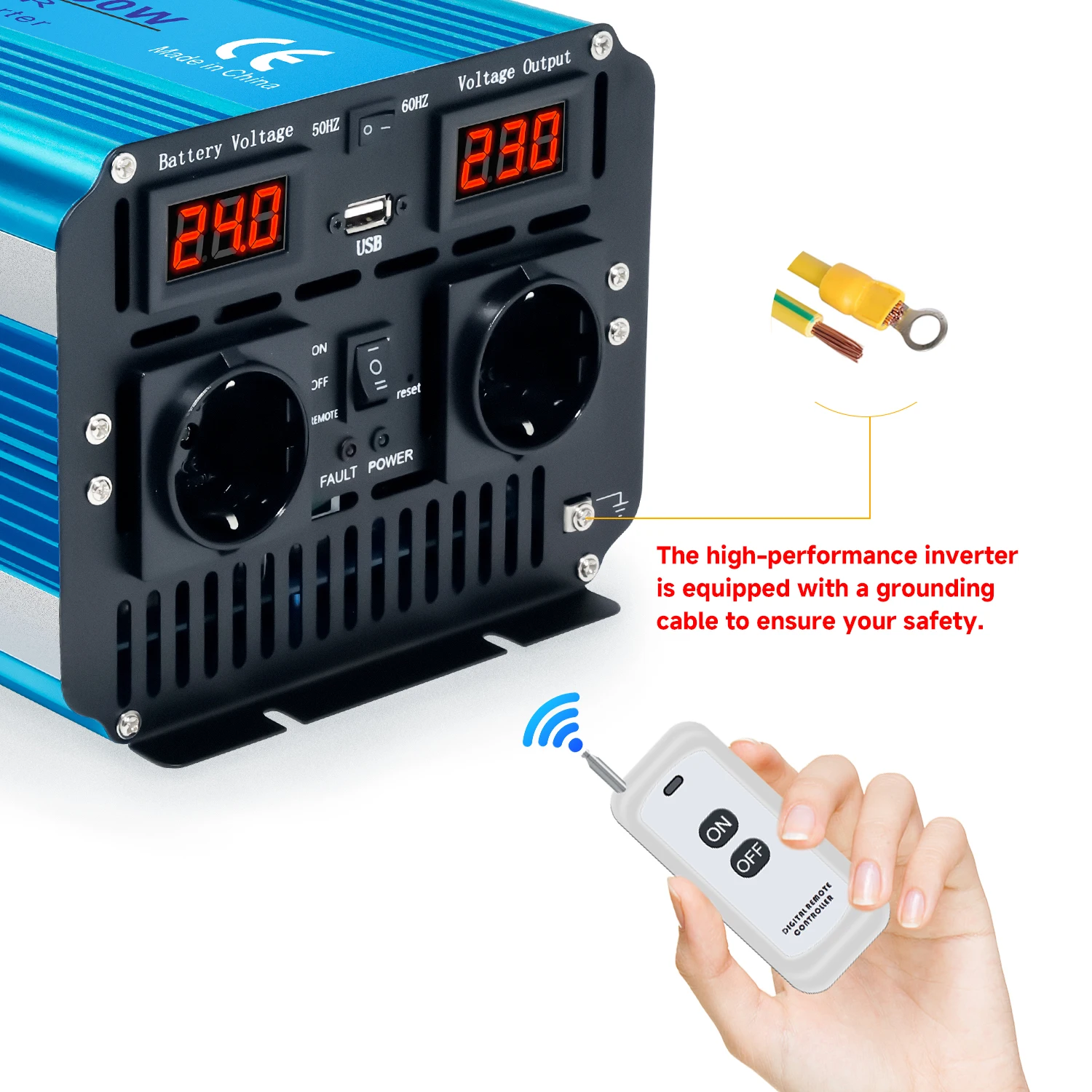 Solar Pure Sine Wave Power Dc  - огляд і ціна Off Grid Solar Inverter 48V 6000W